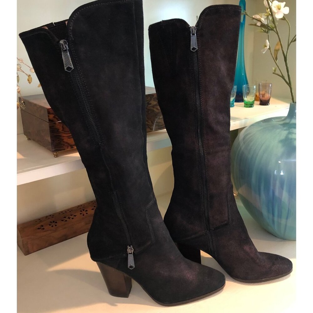 Donald J. Pliner Black Heeled Boots